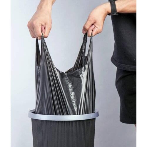 50PCS Large Garbage Bags Black Thicken Disposable Environmental Waste Bag Privacy Plastic Trash Bags SDF-SHIP