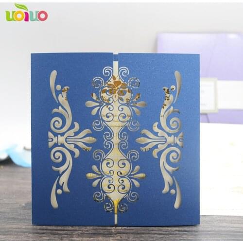 Free shipping 50set inc33 Laser Cut Wedding invitations Card Wedding Gifts For Guests Pearl Paper Invitation Card Party Favors