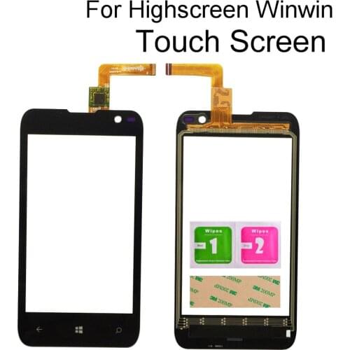 4.0'' Touch Screen Digitizer For Highscreen Winwin Touch Panel Front Glass Sensor Touchscreen Tools 3M Glue