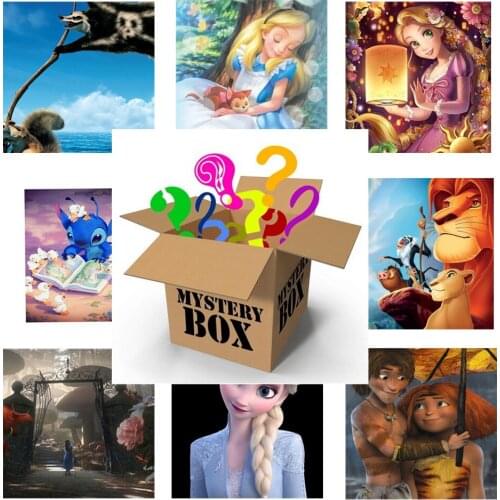 Disney Lucky Product Random Blind Box 5D Mysterious Diamond Painting Connotation 5000+ Random Varieties