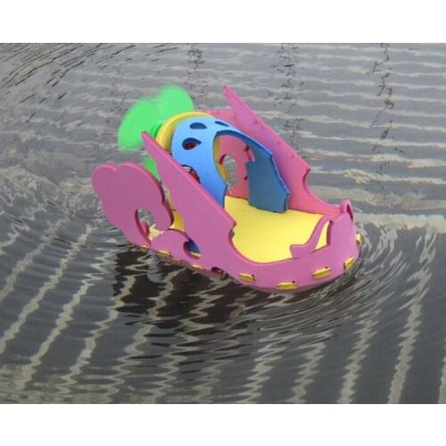 For intelligence toys fancy toy Battery Power Ships Educational Toy For Intelligence Toys Fancy Elementary Science Eva Bricolage