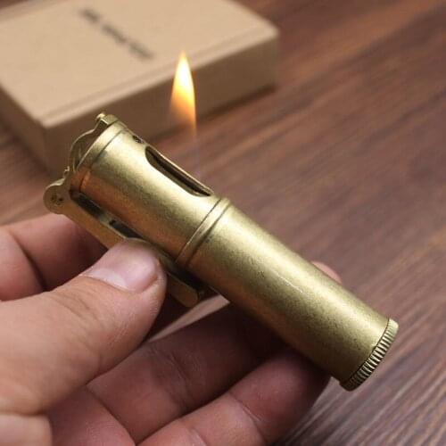 Dolphin kerosene lighter creative exquisite and meticulous retro trench portable Oil smoking lighter collection gifts for men