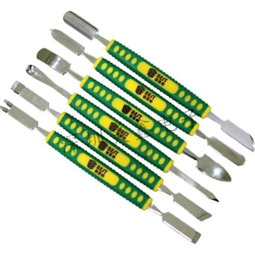 Best 5pcs/set Metal Spudger Opening Prying Bar for iPhone Ipad Samsung Smartphone Repairing Multi Repair Tool kit Free shipping