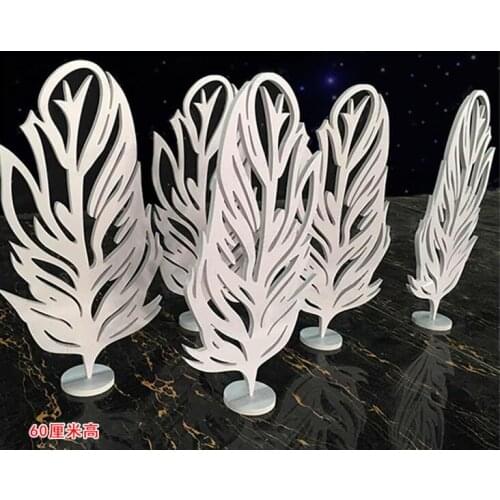 Small sapling of love PVC carved wedding runway stage road lead set pieces wedding reception shop background decoration