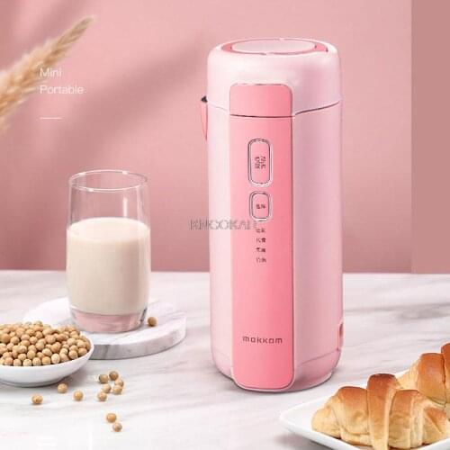 Multifunction Soymilk Maker Juicer Heatable Soymilk Mchine Stir Rice Paste Food Blender Juicer Free-Filter 300ml 220V