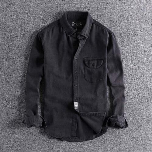 2019 new arrival fashion designer British cotton tops long sleeve blouse for men in autumn and winter handsome wear high quality