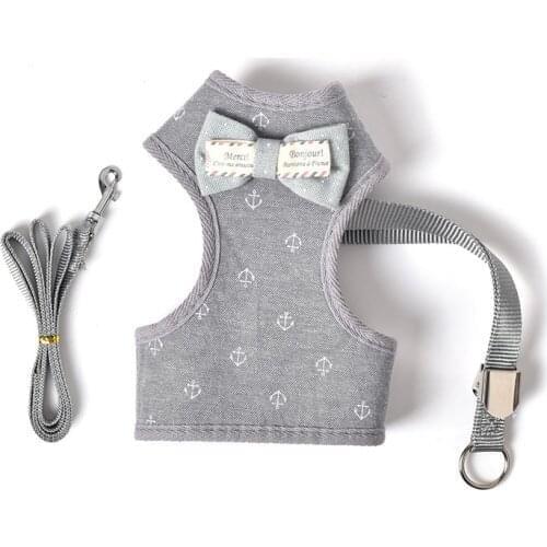 Pet Leash And Chest Harness Adjustable Chest Strap For Cats And Dogs Pet Supplies For Small Dogs Artifact For Walking The Dog