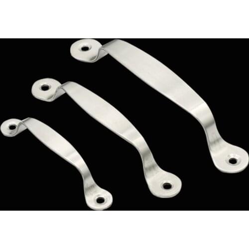 2PCS Stainless Steel Handle Old Wooden Cabinet Door Handles Wardrobe Room Knobs Window Simple Drawer Double Hole Handles