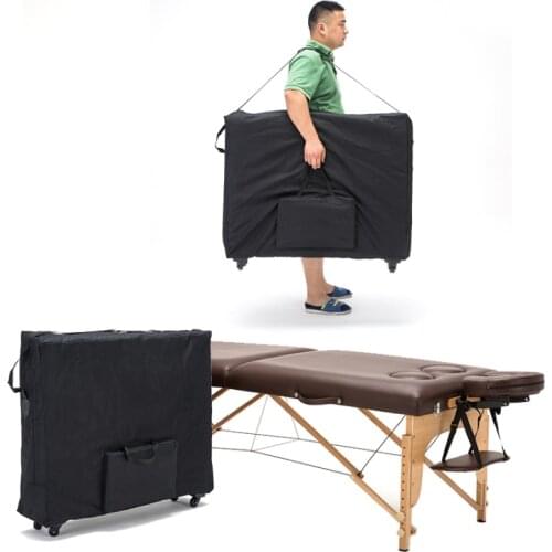 Push-pull folding storage bag for massage bed beauty bed waterproof backpack with wheel Wear-resistant oxford cloth 93*70cm