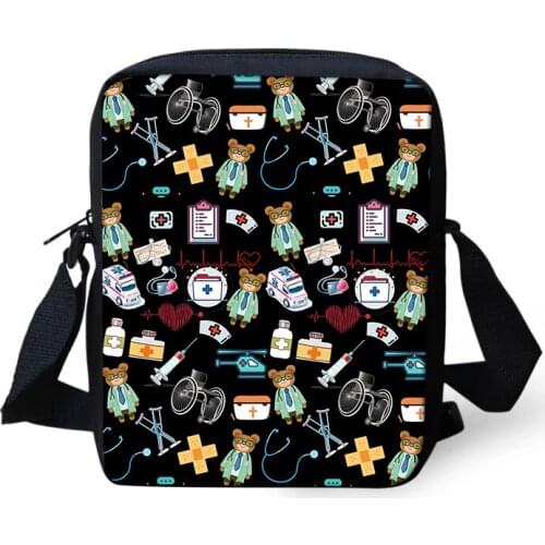 Nurse Totes Female Fashion Handbag Shoulder Bag Cute Shopping Messenger Bags