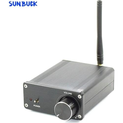 Sunbuck TPA3116 power amplifier Bluetooth 4.0 50W+50W 2.0 channel Class D HIFI Digital Bluetooth amplifier DC 24V