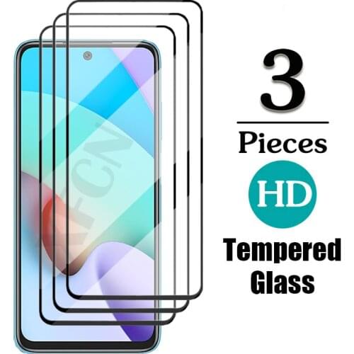 Tempered Glass For Xiaomi Redmi 10 Note10 Screen Protector Glass On Redmi Note 10 Pro 10S 10T Film Ksiomi Redme Redmy 10 Glass