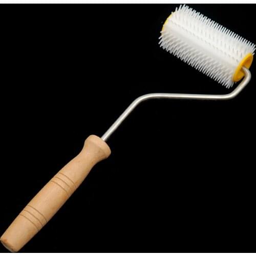 1PCS Propolis Extraction Tools Plastic Roller Type Propolis Extractor Wooden Handle Bee Honey Comb Propolis Collector