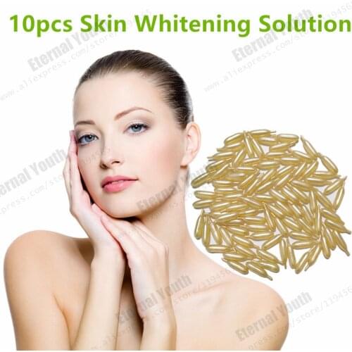 10x Capsules Ageless Skin Whitening Solution Whiten Scars Vitamin E External Use Only Beauty Care