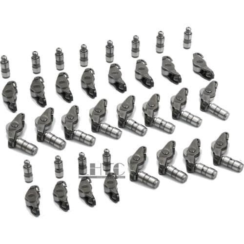 24Pcs Intake Exhaust Hydraulic Rocker Arm & Tappet Lifter For AUDI A4 A5 A6 Q5 3.2L DOHC 24V CALA CALB