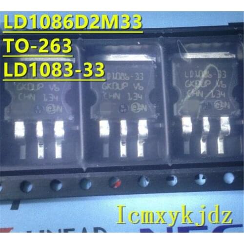 5Pcs/Lot , LD1086D2M33 LD1086-33 TO-263 3.3V ,New Oiginal Product New original free shipping fast delivery