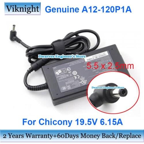 A12-120P1A 19.5V 6.15A 120W Chicony AC Adapter For MSI GE60 GE70 GS60 GS70 MS-16J5 PX60 6QD GE70 APACHE PRO-247 AC Power Adapter