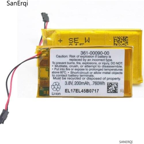 Battery 361-00090-00 for Garmin Vivoactive HR GPS Smartwatch watch Rechargeable battery 3.8V 200mAh 760Wh Battery