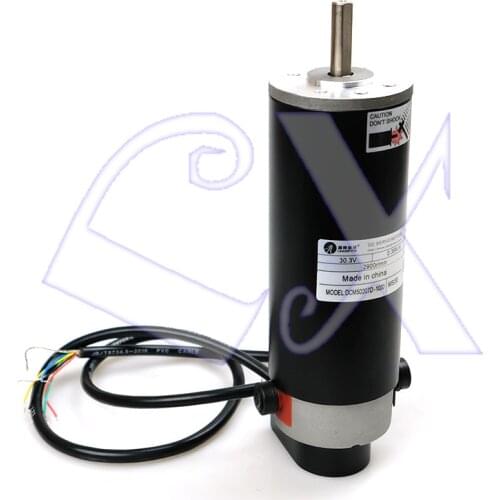 Freeshipping 100% Leadshine 120W CNC Brush DC Servo Motor DCM50207D-1000 50oz-in 0.35Nm 2900rpm 2.90A 30.3V Differential