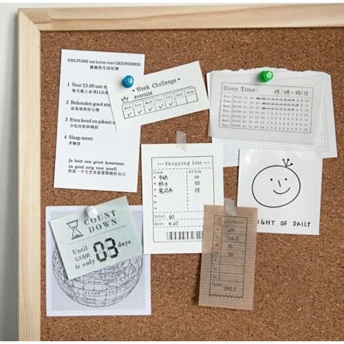 Date Bills Sleep Time To Do List Record Tips Label PVC Stamp Seal For DIY Scrapbooking Card Making Decoroation Crafts