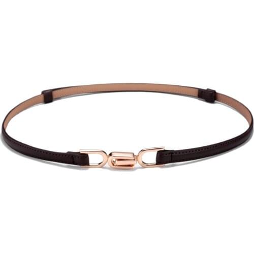 Women Belt Pin Buckle Red Adjustable Waist Belt Metal Head Accessories Classic Simple For Female