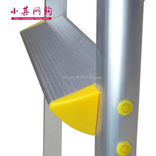 Double-sided ladder without handrails/4-step aluminum ladder/household ladder/folding ladder/shelf double-sided herringbone ladd