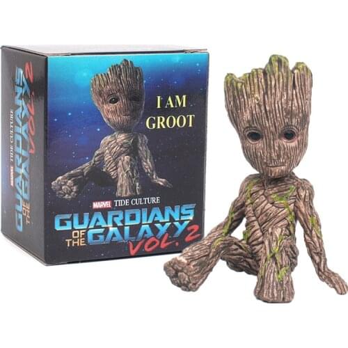 6cm Disney Tree Man Mini Groot Action Figure Toy Guardians Of The Galaxy Doll Ornaments Model Cartoon Movie Avengers Kids Gifts