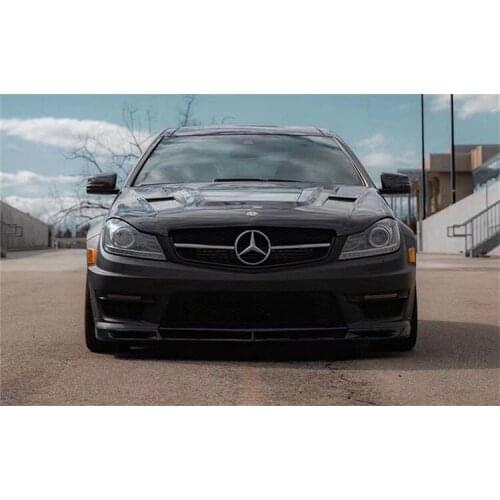 Suitable for Benz W204 507 C63 Modified Carbon Fiber Small Package v Front Spade Skirt Rear Lip Tail