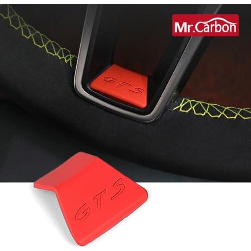 Steering wheel decorative patch For Porsche Macan Cayenne Panamera Car interior modification decoration Accessories