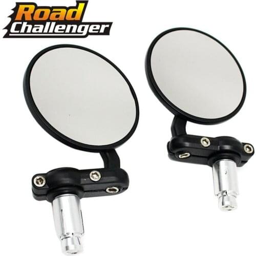 Motorcycle Mirrors for Kawasaki For Yamaha For Honda For Suzuki Handle Bar End 7/8" Mirrors