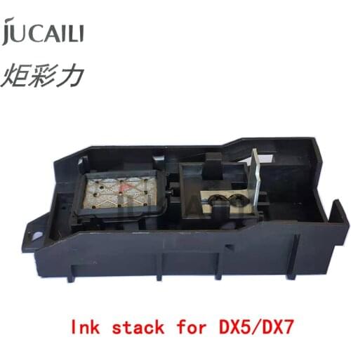 Jucaili 1pc printer ink stack for Epson DX5/DX7/XP600/TX800 for Mimaki JV33 Allwin Yongli printer cap station head assembly