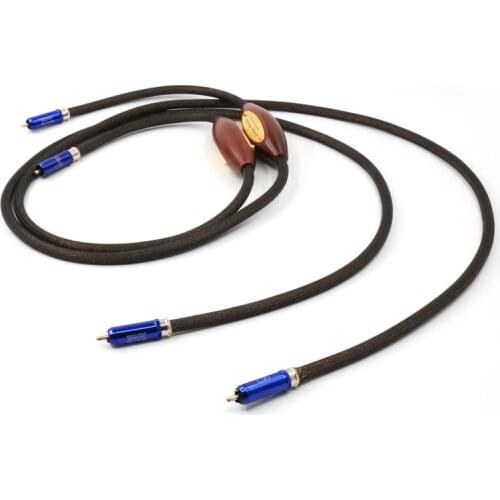 Pair hifi audio RCA cable Jorma Design Statement RCA interconnect cable wire with WBT-0110Ag RCA connector plug