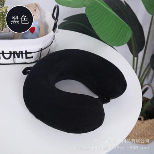 U-shaped Travel Neck Pillow Slow Rebound Memory Foam Car Airplane Orthopedic Student Siesta Rest Neck-rest Pillow Comfort Soft