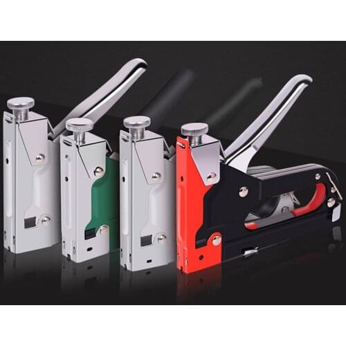 Manual three-purpose nail gun nailing gun woodworking tool steel nail household nail gun t-type horse nail u-type small nail gra