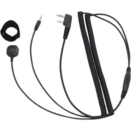 Vimoto V3 V6 Bluetooth Helmet Headset Special Connecting Cable for Baofeng UV-5R Walkie Talkie Accessories