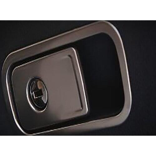 Car Styling stainless steel Interior Glove Box Handle Cover trim for Volkswagen VW PASSAT B8 2017 LHD