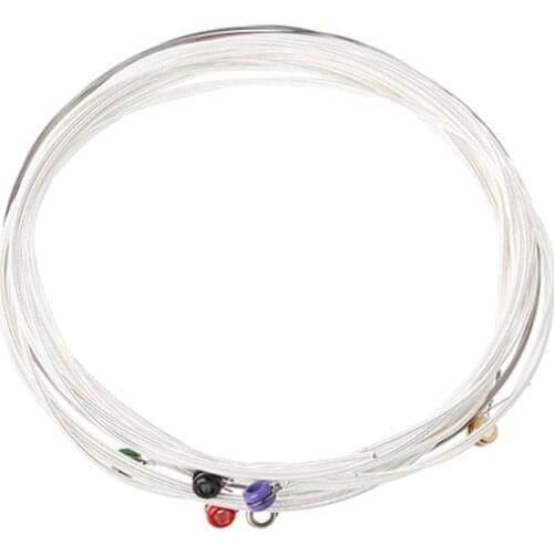 TX620-S 6PCS 010-047 Inch Acoustic Guitar Strings Anti-Rust Extra Light Tension