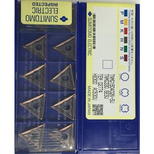 TNMG160402N-SU AC530U 10pcs/ser Processing: stainless steel 100% original SUMITOMO Carbide insert