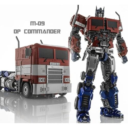 WJ Transformation M09 M-09 OP Commander Siege Series Oversize With Light Movie Alloy Diecast Action Figure Robot Toys