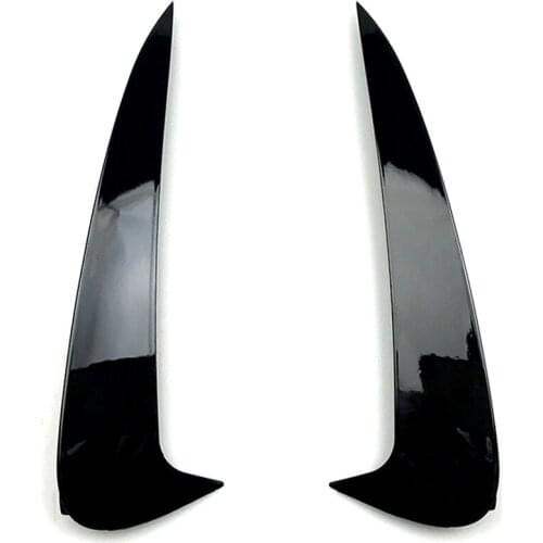 Rear Bumper Spoiler Air Vent Trim Cover Car Body Stickers Covers For 2015-2019 For Benz C Class W205 C43 C63 Amg Black Car Acces