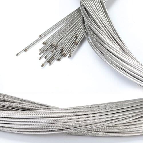 10 Pcs/Set Mountain Road Bicycle Brake Inner Wire Core Cable Sets Shift Stainless Steel Derailleur Line Cycling Accessories