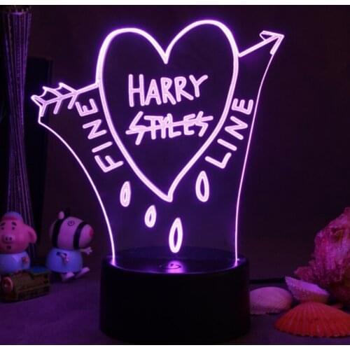 3d Illusion Lamp I Love You for Kids Bedroom Decor Nightlight Led Color Changing Touch Sensor Acrylic Baby Night Light Gift