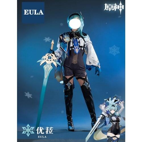Genshin Impact COSPLAY EULA Animation Costumes, Complete Accessories, Exquisite Workmanship, 100% Restoration Of Game Characters