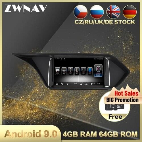 4+64 8 core Android 9.0 Car multimedia player For MERCEDES-BENZ E W212 2009-2016 car Radio Audio Video stereo Head Unit free map