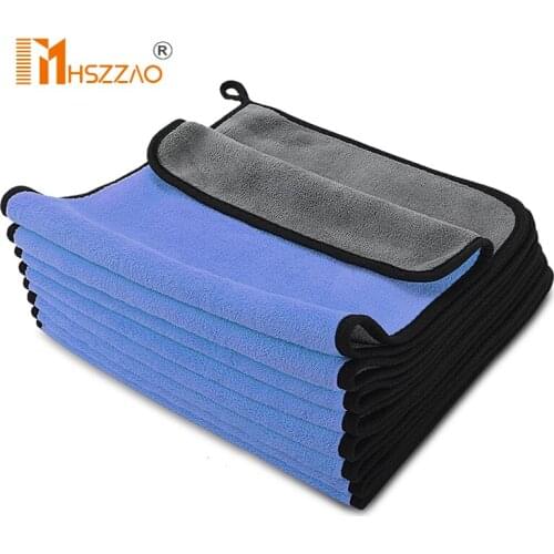 Car Wash Microfiber Towel Car Cleaning Drying Cloth Hemming Car Care Cloth Detailing pet Cleaning Towel 30x30/40/60CM