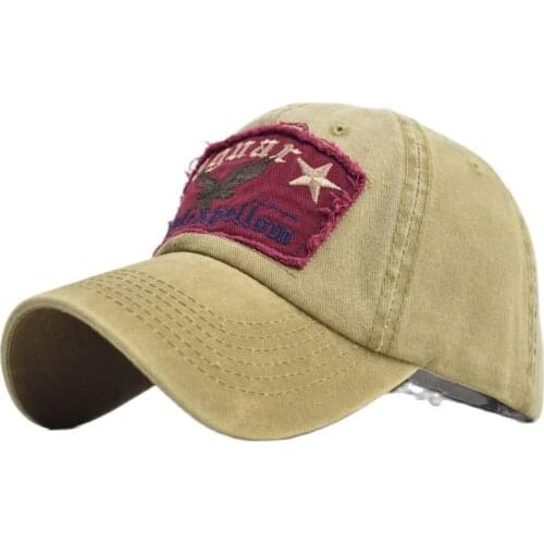 Fast Shipping Mens and Womens Baseball Cap Boys and Girls Hip Hop Caps Washed Old Eagle Pattern Hats for Women Hot Sale