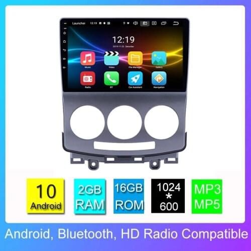 JOYINCAR Android 10 Head Unit For MAZDA 5 2005 2006 2007 2008 2009 2010 Multimedia Car DVD Player Navigation GPS Radio CAM