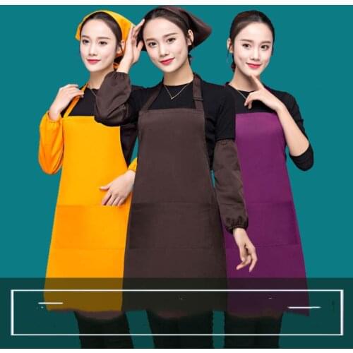 Korean fashion apron kitchen coffee shop restaurant waiter clothes waterproof