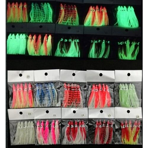 Soft Squid Skirt Fishing Tackle Sea Fishing Soft Lures Octopus Bait Threads Skirts 6cm