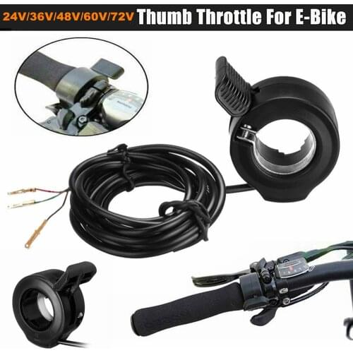 Electric E-Bike Twist Throttle 24V/36V/48V/60V/72V Speed Regulation Controler Electric Scooter Twist Cycling Throttle Grip
